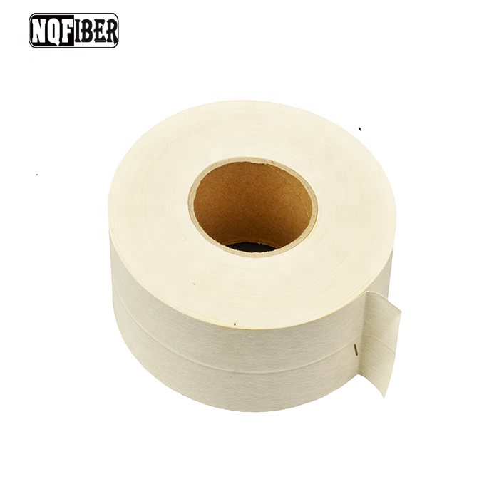 Nq Fiber High Quality Adhesive Corner Pasting Tape For Jelly Glue Machine Use Washi Kraft Paper Tape